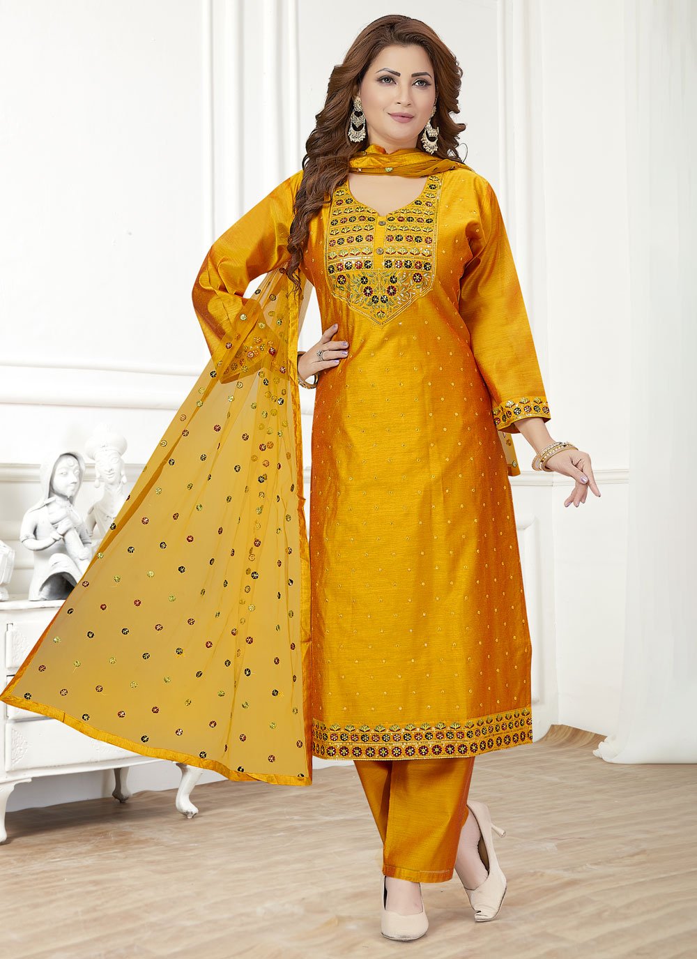 YOUR CHOICE NAVABI GEORGETTE READYMADE SUIT Stunning catalog Rehmat Boutique