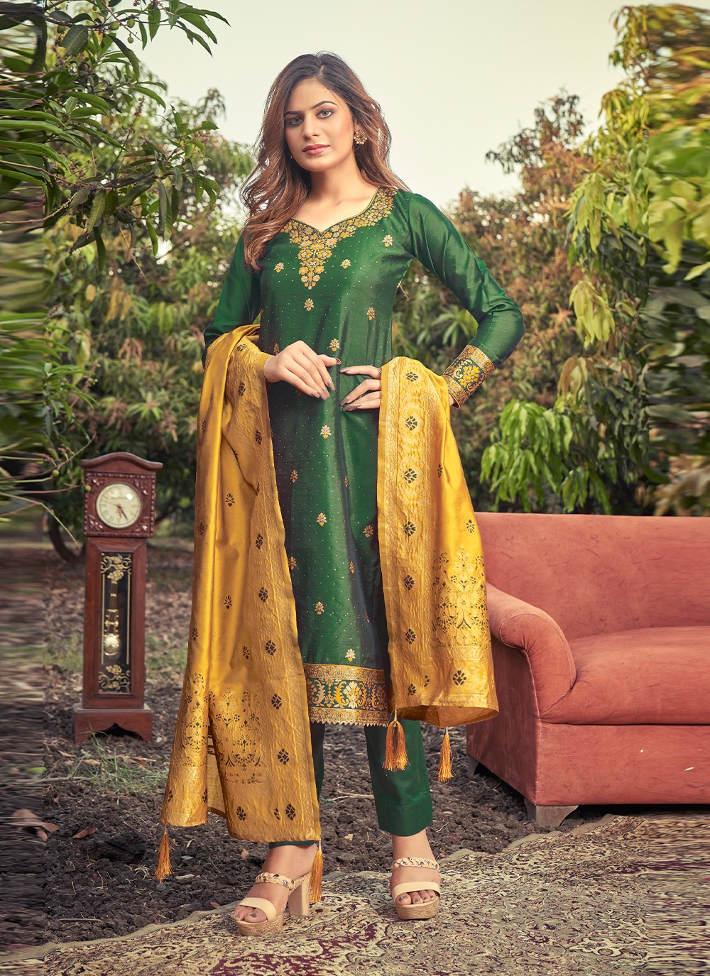 Silk Sharara Suits: Buy Silk Sharara Suits for Women Online in USA