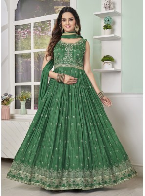 Green Designer Gown