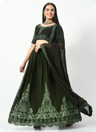 Breathtaking Green Bridal Lehenga Choli Collection | Zeel Clothing | Color:  Green