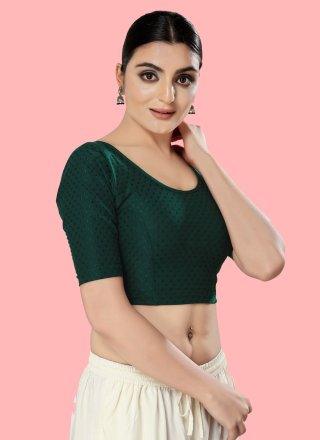 Green Georgette Designer Blouse with