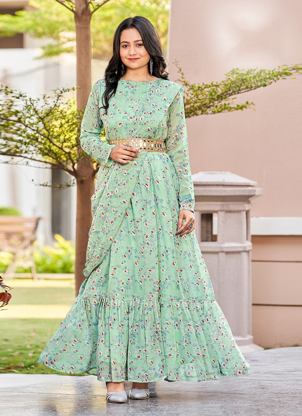 Buy Green Gown Online In India  Etsy India
