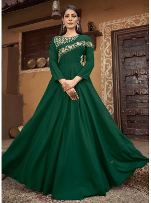 Green Party Gown 