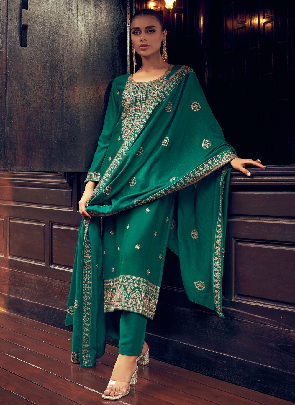 Silk salwars online clearance shopping