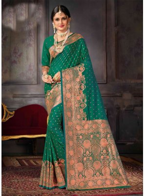 Green Silk Trendy Saree