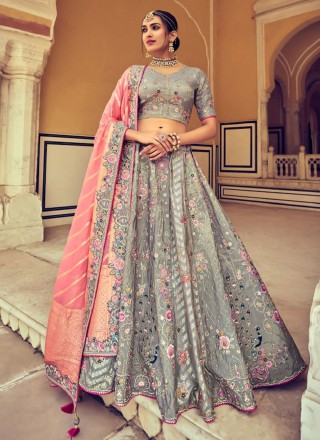 Chiffon lehenga sale choli online