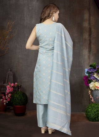 Jacquard Silk Salwar Suit