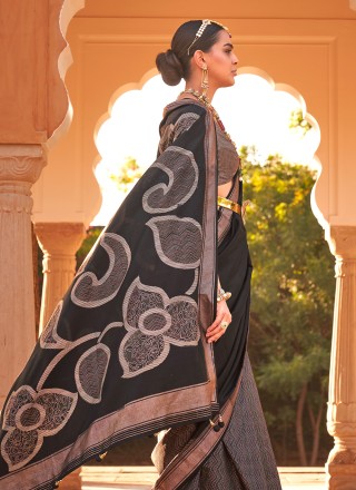 Kanchipuram Silk Multi Colour Printed Saree