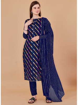 Lace Jacquard Trendy Salwar Suit