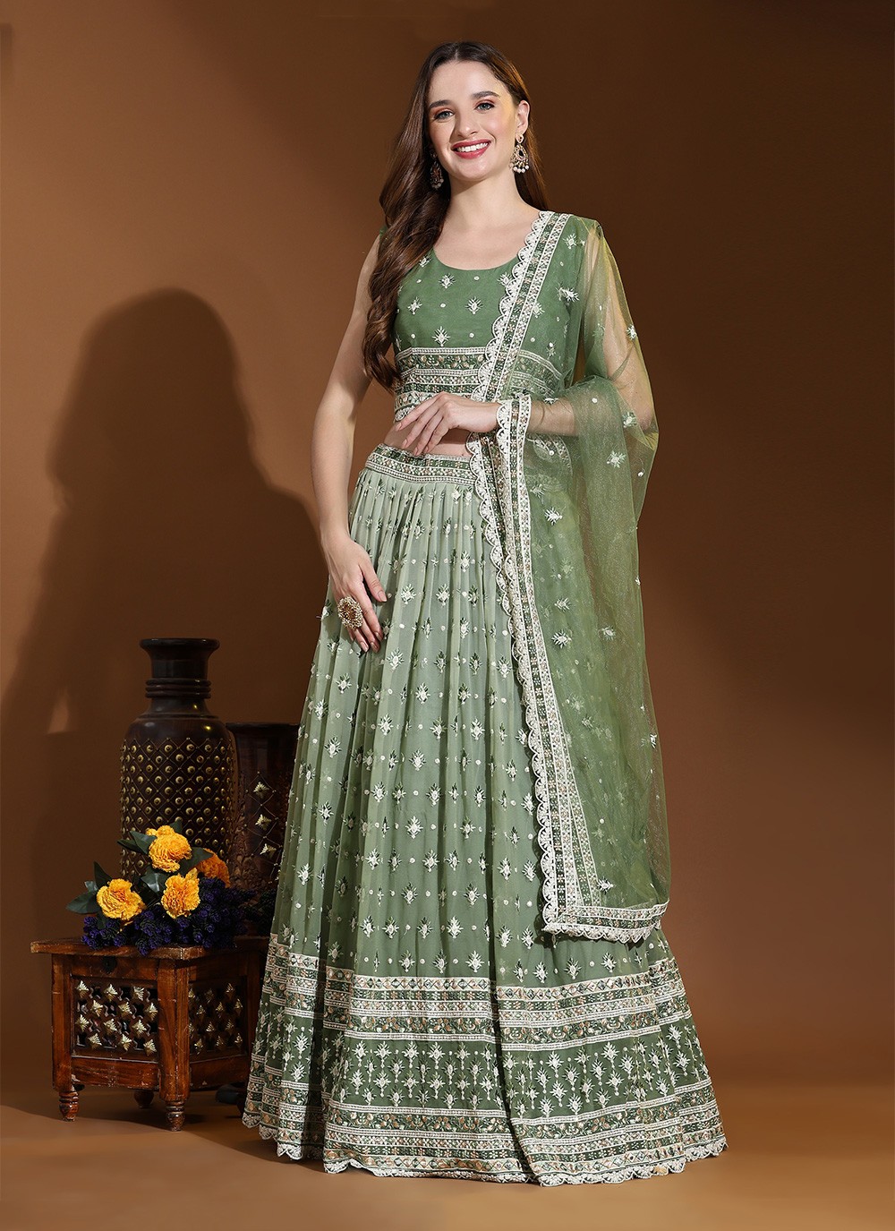 Buy Light Grey Indo Western Style Sharara Suit In USA, UK, Canada,  Australia, Newzeland online