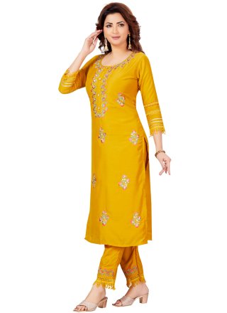 Charming Teal Mehndi Party Wear Kurti -