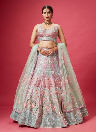 Latest Designer Pink Color Lehenga Choli For Woman – Joshindia