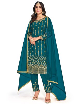 Morpeach  Silk Trendy Salwar Suit