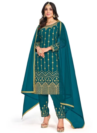 Morpeach  Silk Trendy Salwar Suit