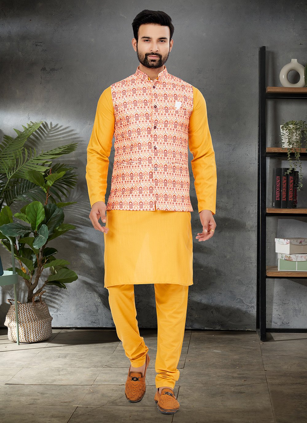 Buy Yellow Pyjamas & Churidars for Men by Molcha Online