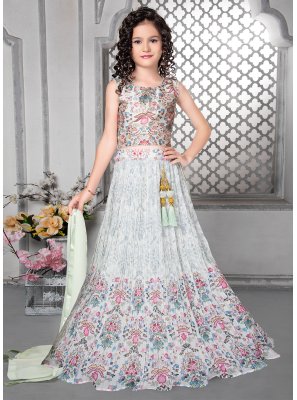 Multi Colour Ceremonial Readymade Lehenga Choli