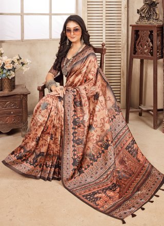 Multi Colour Ceremonial Silk Classic Saree