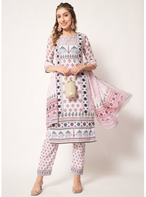 Multi Colour Ceremonial Straight Salwar Kameez