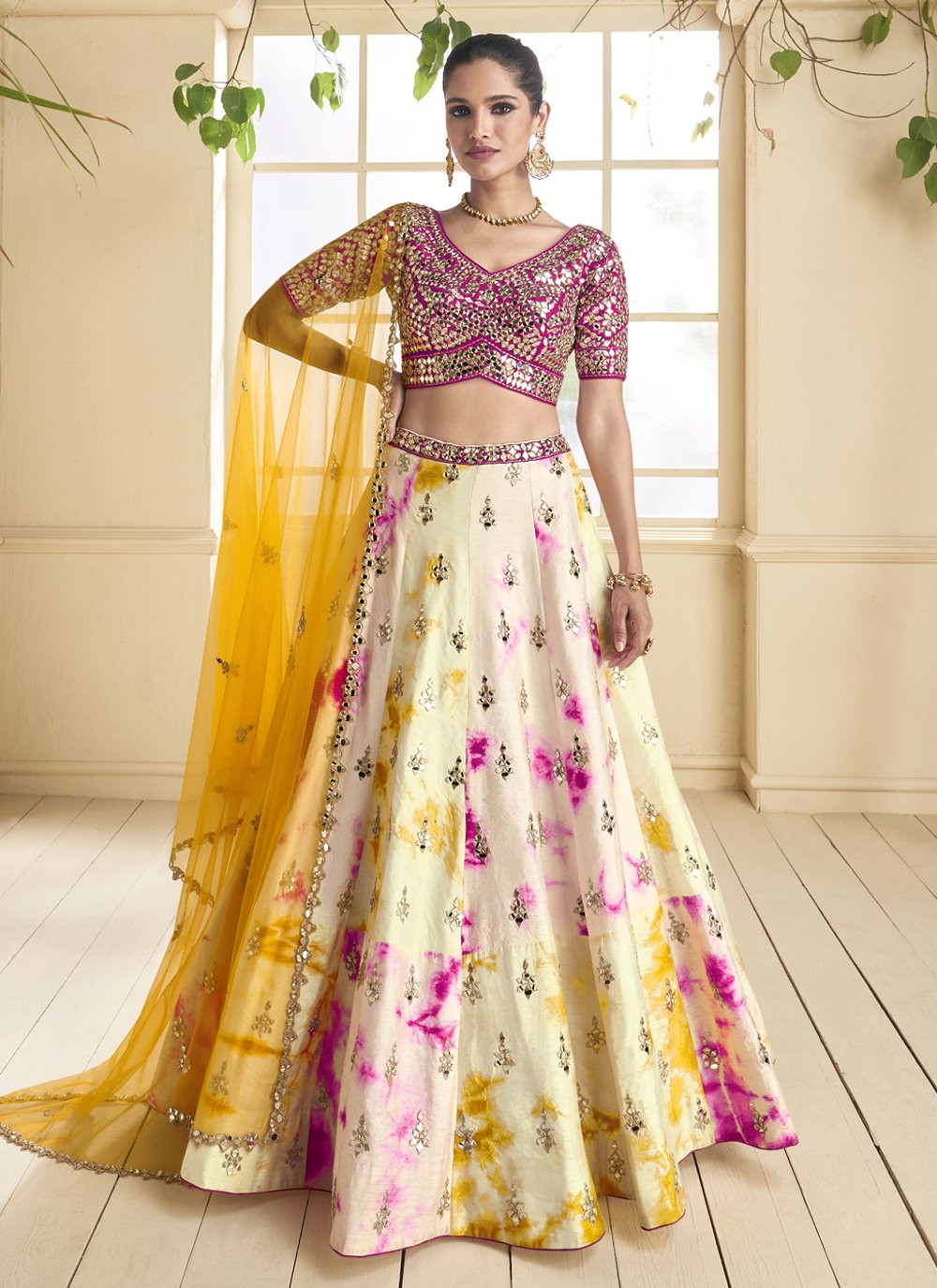 Buy Multi Colour Color Readymade Lehenga Choli 268644 Lehenga Choli