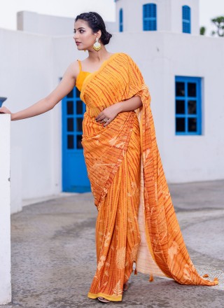 Multi Colour Contemporary Saree