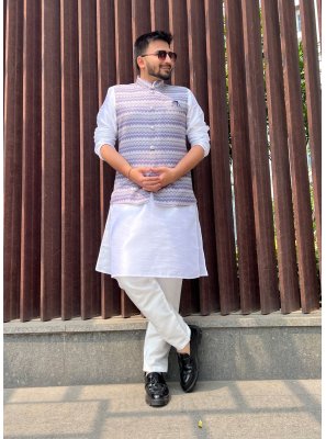 Multi Colour Cotton Festival Nehru Jackets