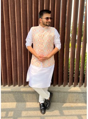 Multi Colour Cotton Festival Nehru Jackets