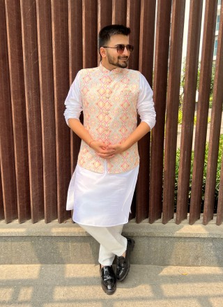 Multi Colour Cotton Festival Nehru Jackets