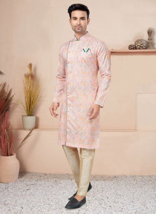 Multi Colour Cotton Indo Western with