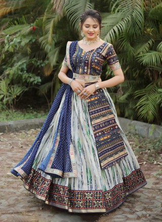 Multi Color Slub Cotton Lehenga Choli | Designer lehenga choli, Indian  wedding wear, Cotton lehenga