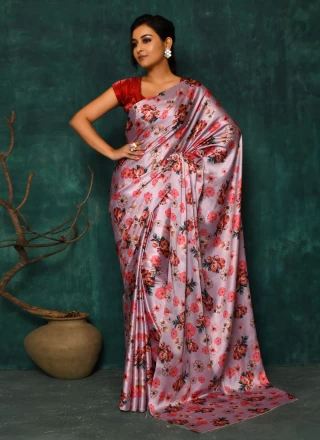 Multi Colour Engagement Classic Designer Saree