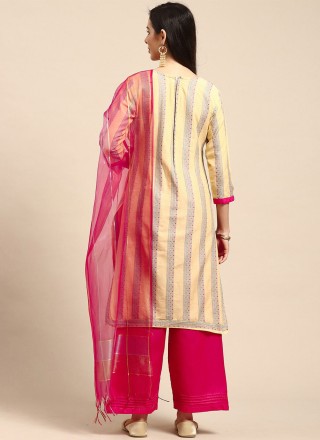 Multi Colour Festival Long Length Salwar Suit