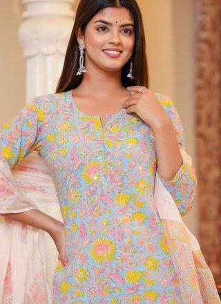 Multi Colour Festival Pant Style Suit