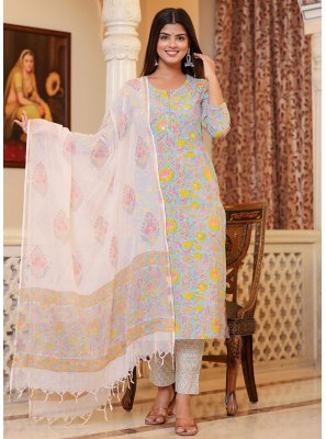 Multi Colour Festival Pant Style Suit