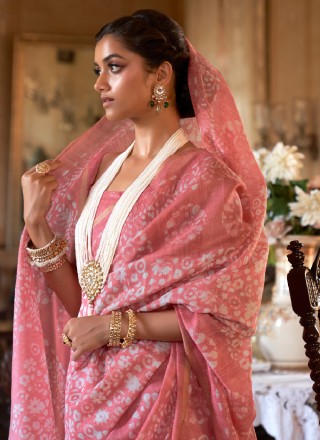 Multi Colour Printed Ceremonial Trendy Saree