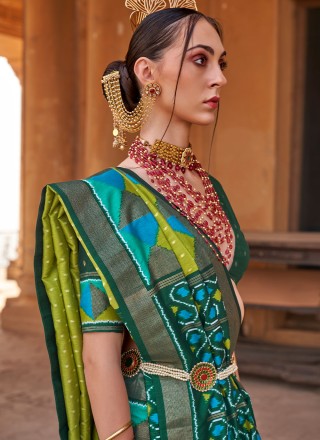Multi Colour Silk Classic Saree