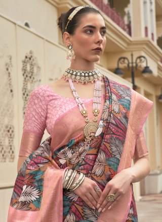 Multi Colour Silk Classic Sari