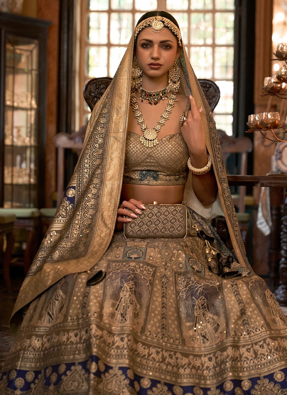 Buy Sabyasachi Wedding Designer Lehenga Choli for Women or Girls Party Wear  Readymade Green Lengha Choli Online in India - Etsy