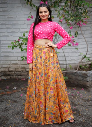 Shop Readymade Lehenga Blouse Crop Top Styled Online | ArtistryC