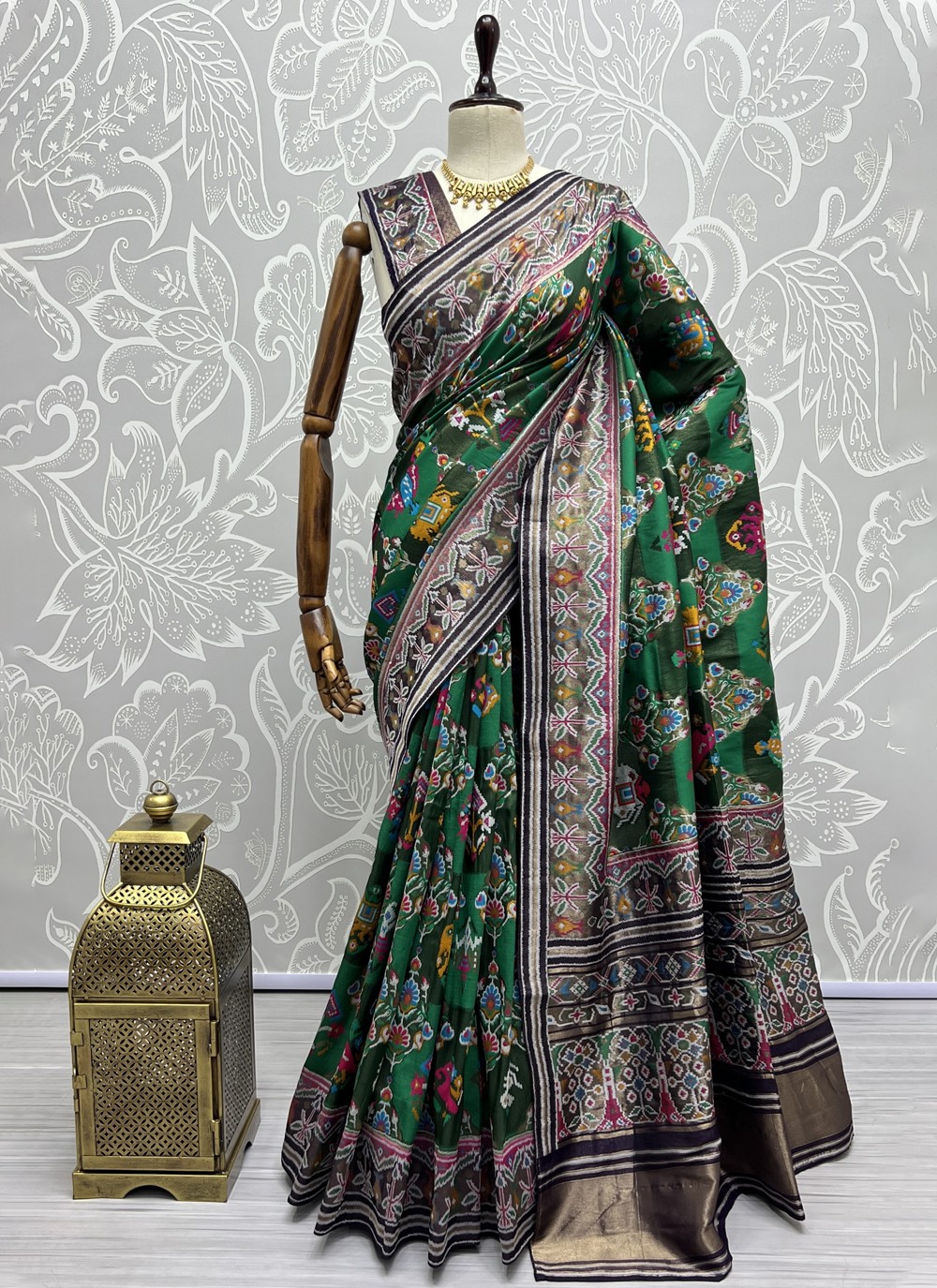 Multi Colour Weaving Contemporary Saree