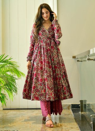 Muslin Digital Print Multi Colour Casual Kurti