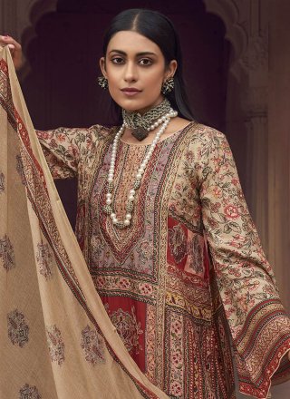 Muslin Digital Print Salwar Kameez