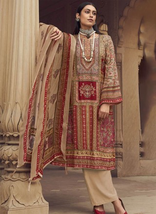 Muslin Digital Print Salwar Kameez