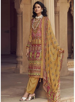 Muslin Multi Colour Salwar Suit