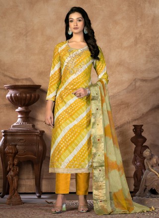 Mustard Casual Pant Style Suit