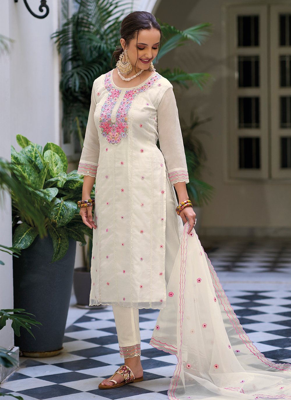 Indian Party Trouser Suit  Maharani Designer Boutique