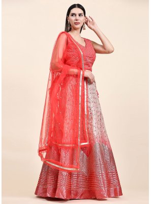 Orange Color Lehenga Choli