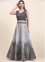Organza Embroidered Designer Lehenga Choli
