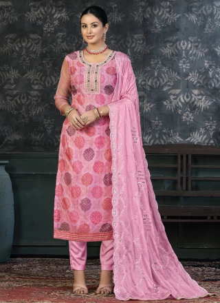 Organza Trendy Salwar Suit