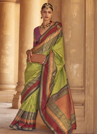 Patola Print Silk Contemporary Saree