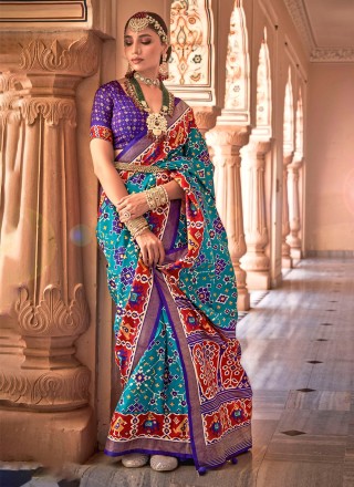 Patola Silk  Contemporary Style Saree